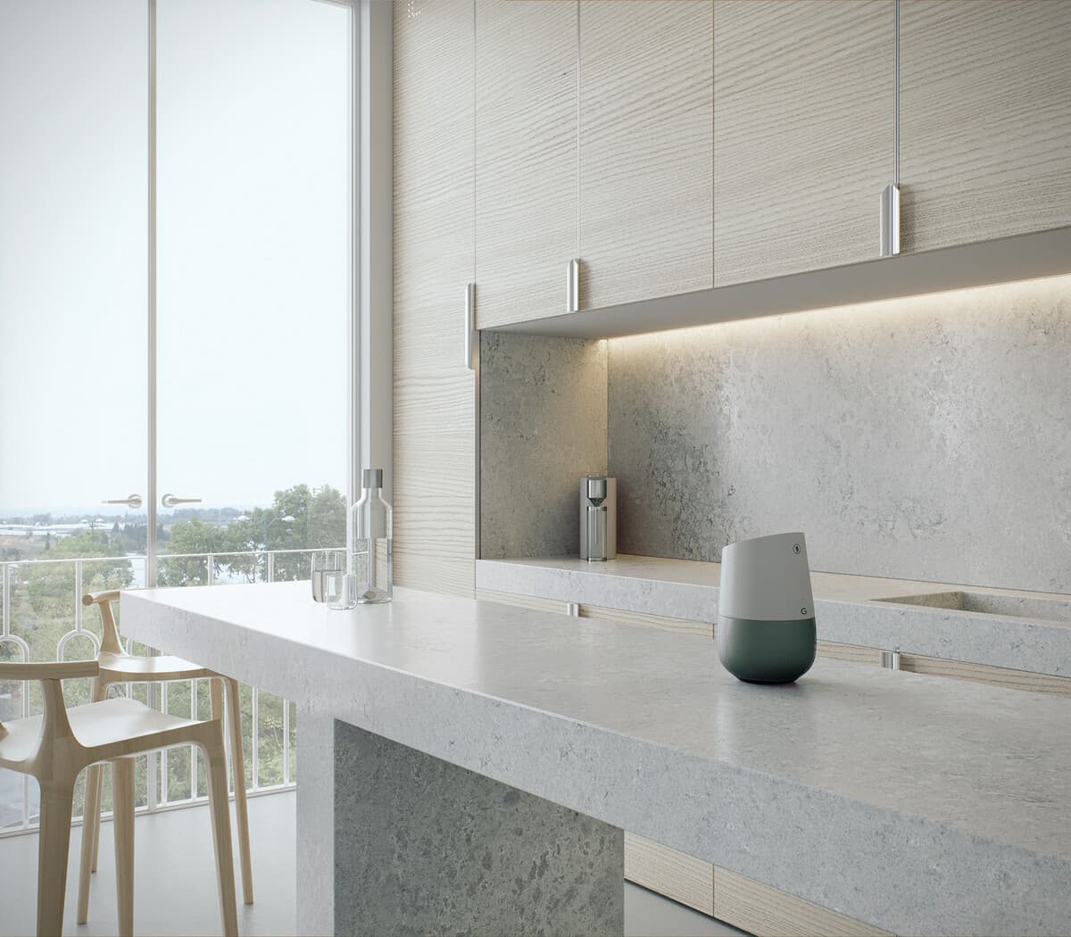 Airy Concrete in Quartz