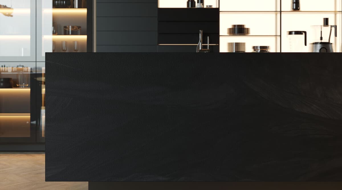 Black Eclipse in a real space